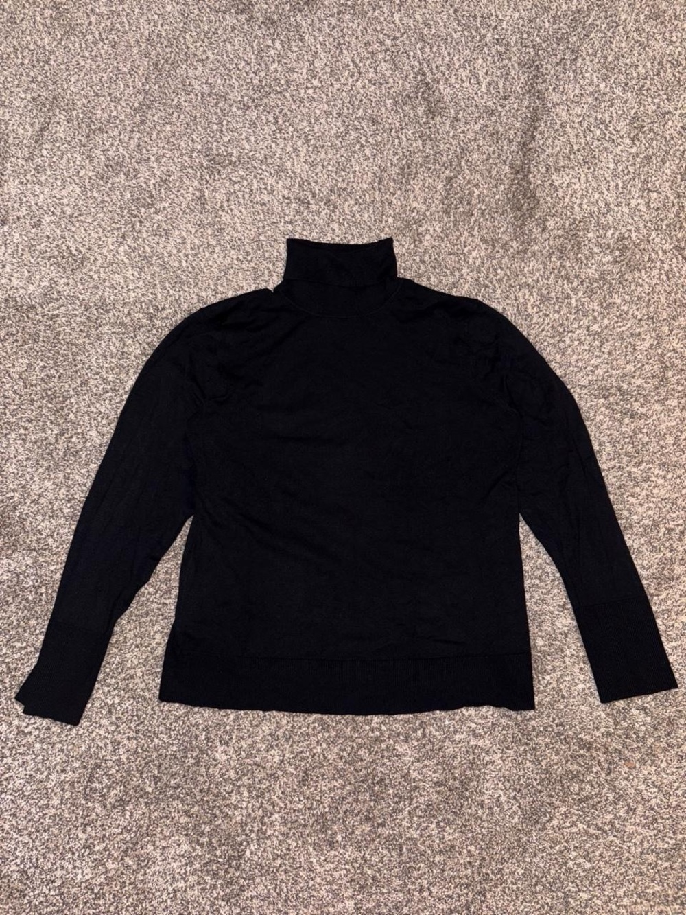 Black Vintage long sleeve turtle neck top